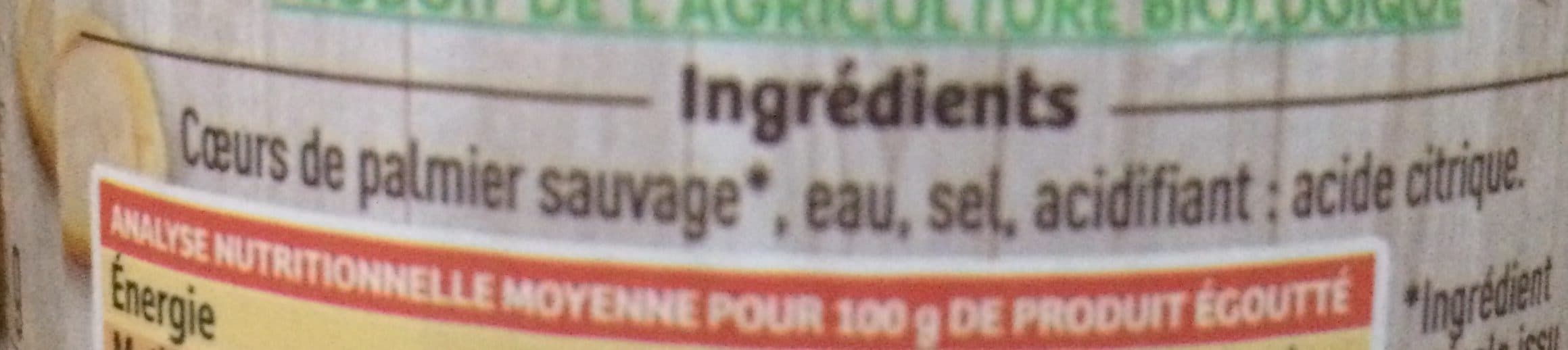 La Vie Claire Coeur de palmier sauvage packshot