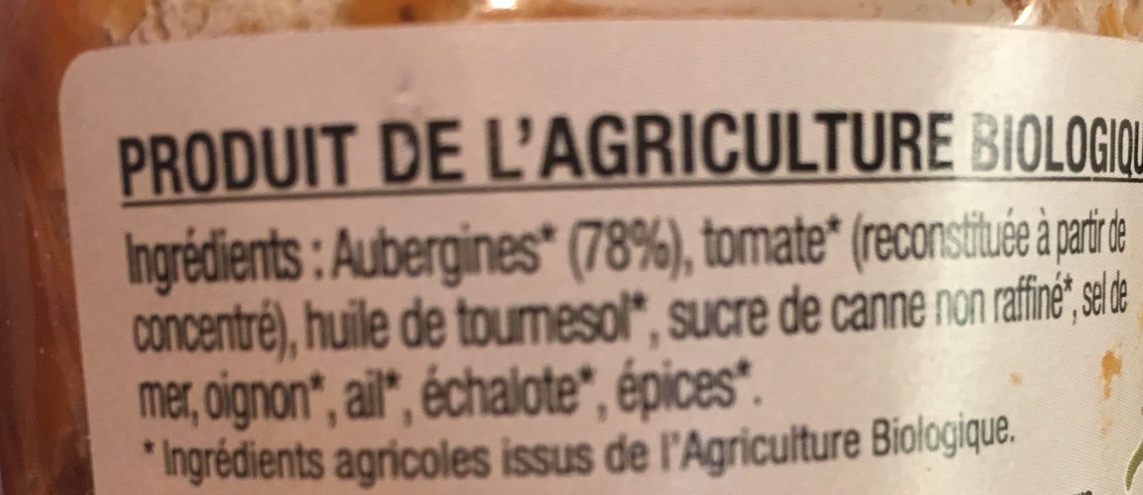 La Vie Claire Caviar d'aubergines packshot