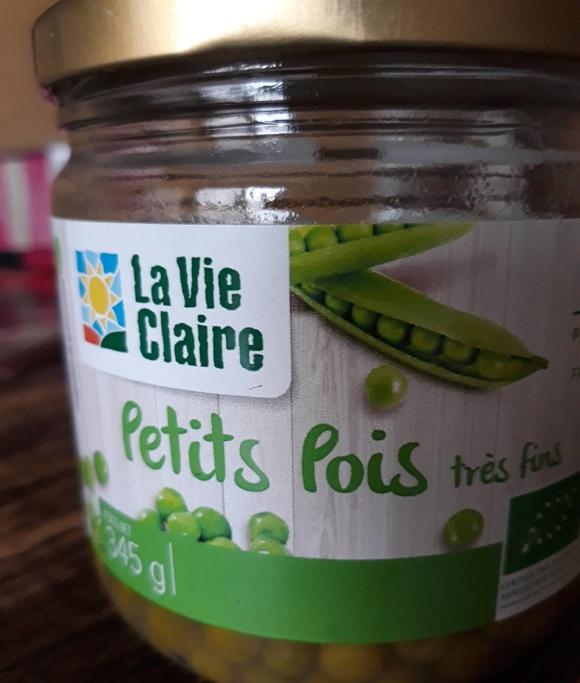 La Vie Claire Petits pois très fins préparés packshot
