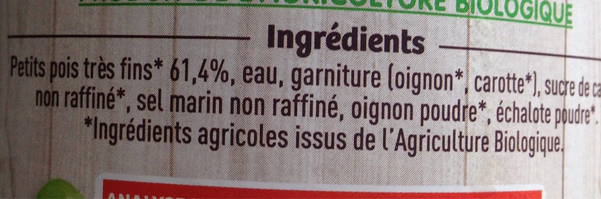 La vie claire Petits pois très fins packshot