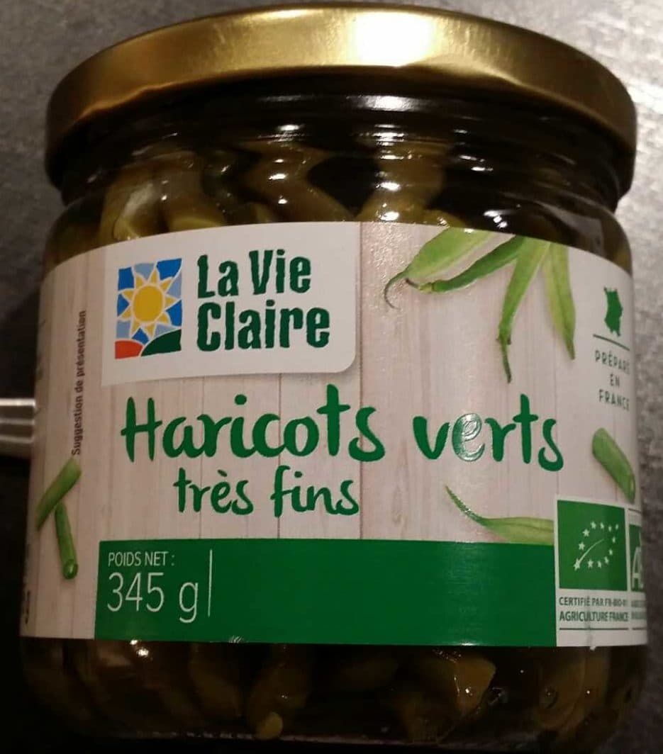 la Vie Claire Haricots verts packshot