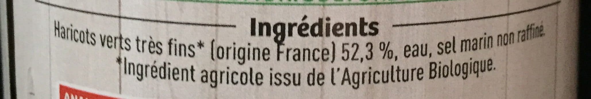 La vie claire Haricots verts très fins format familial packshot