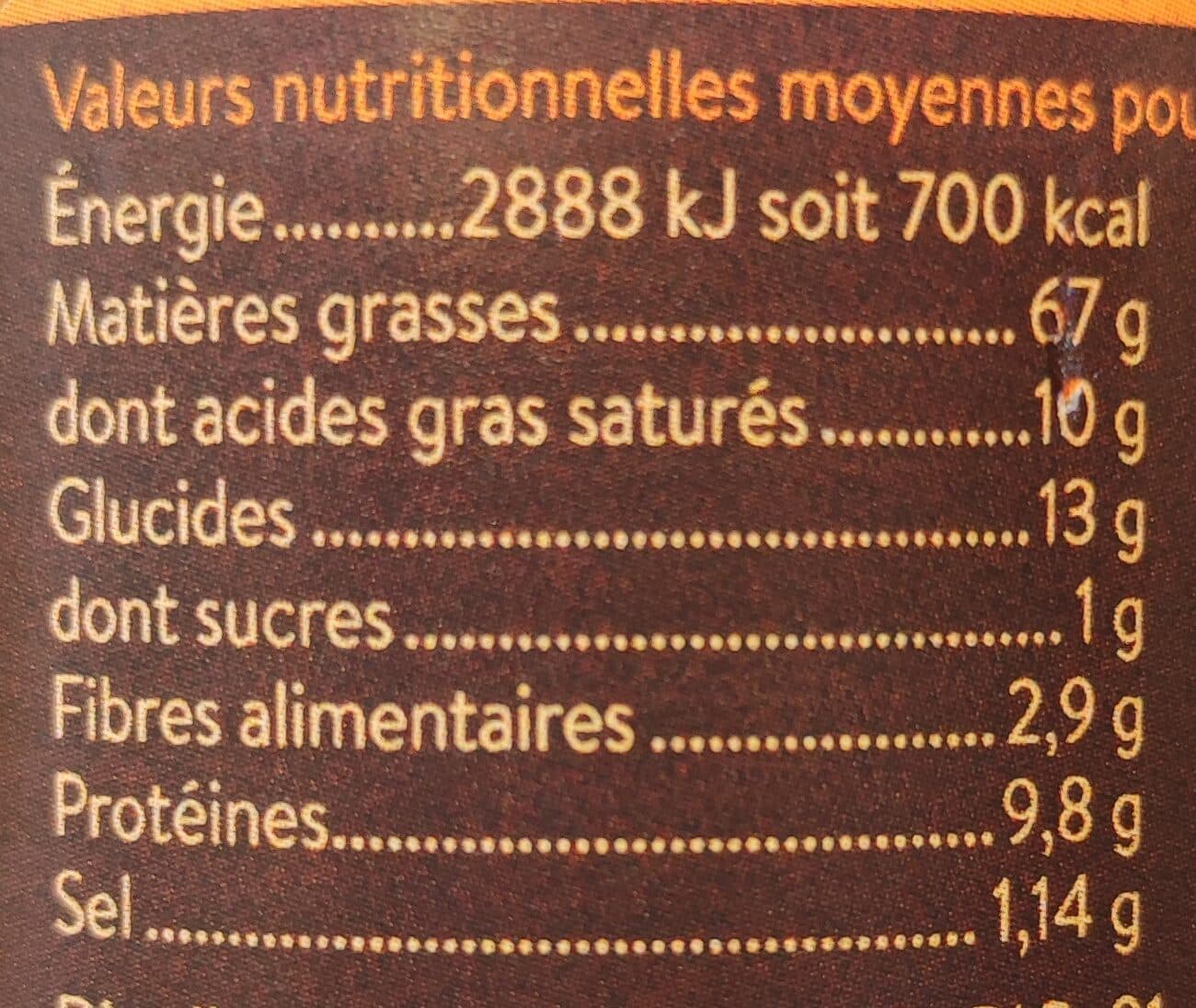 La Vie Claire Sauce aux noix packshot