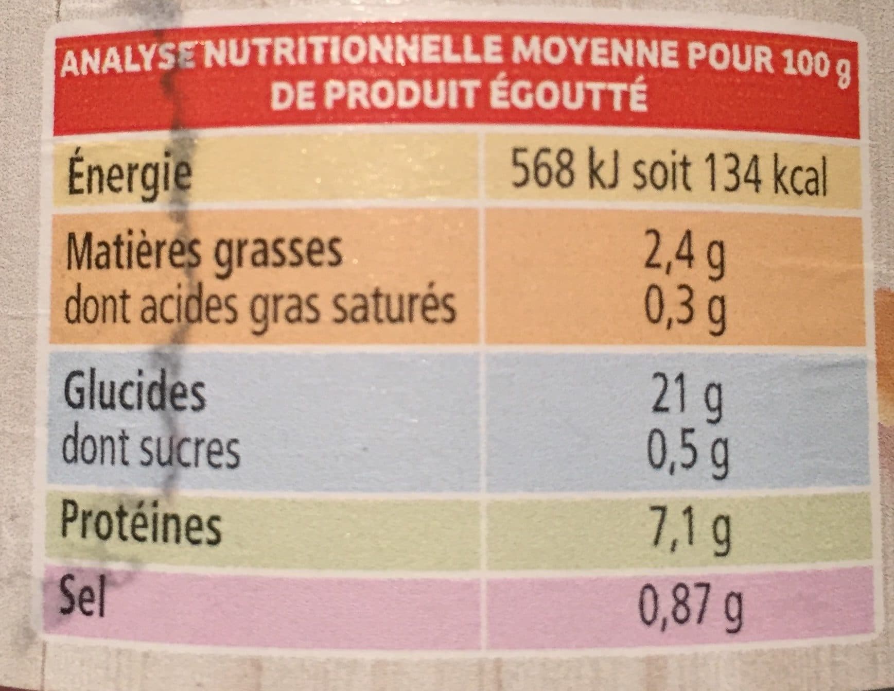 La Vie Claire Pois chiches packshot