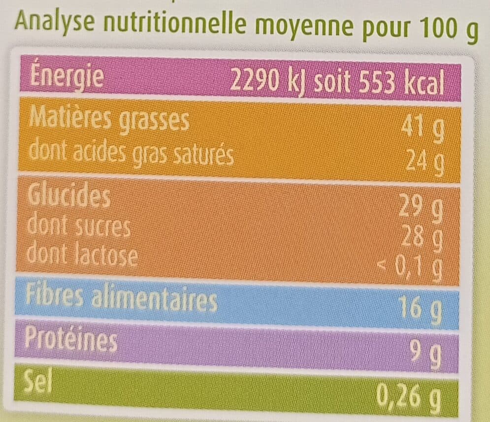 La Vie Claire Chocolat Au Lait Sans Lactose packshot