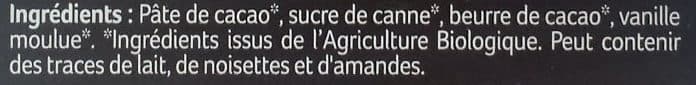 La Vie Claire Le Pâtissier Chocolat noir 61% de cacao packshot