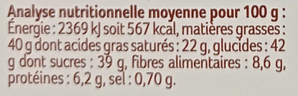 La Vie Claire Chocolat Noir à croquer aux éclats de caramel packshot