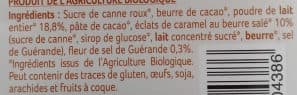 La Vie Claire Chocolat au Lait à Croquer aux Éclats de Caramel et Fleur de Sel de Guérande packshot