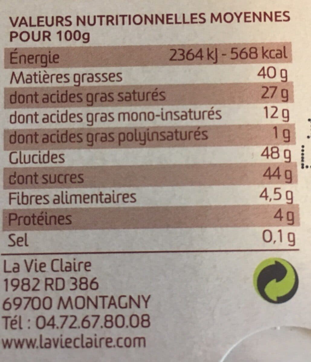 La Vie Claire Pâtissier Noir packshot