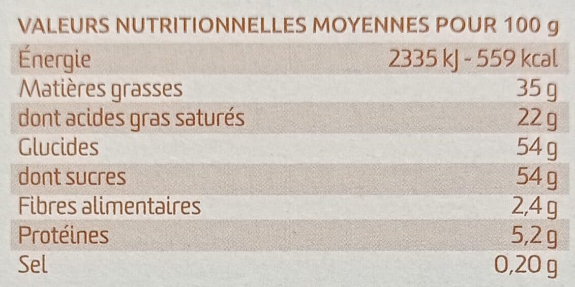 La Vie Claire Chocolat au lait 36% de cacao packshot