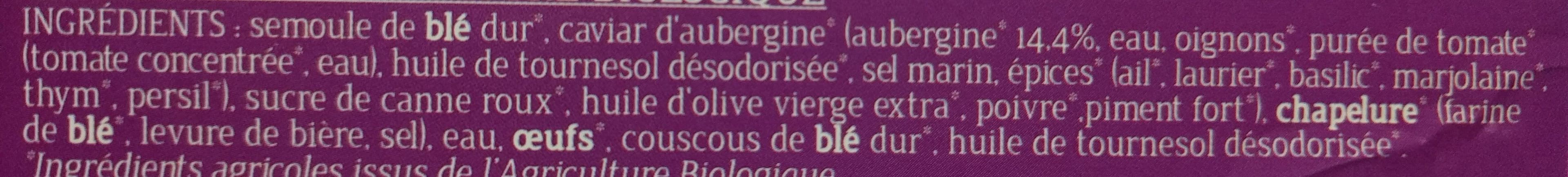 La Vie Claire Ravioli aux aubergines packshot