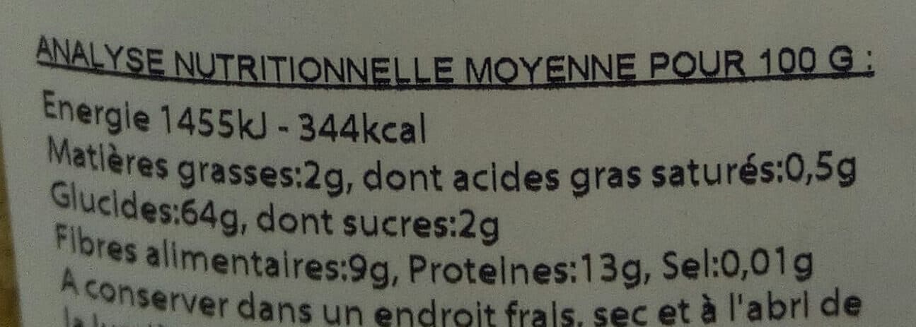 La Vie Claire LES SEMOULES de blé COUSCOUS COMPLET packshot