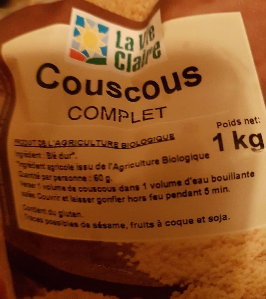La vie claire Couscous complet packshot