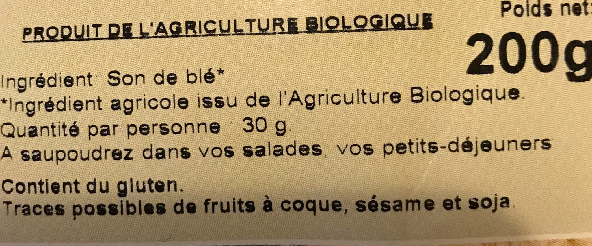 La Vie Claire Son de blé packshot