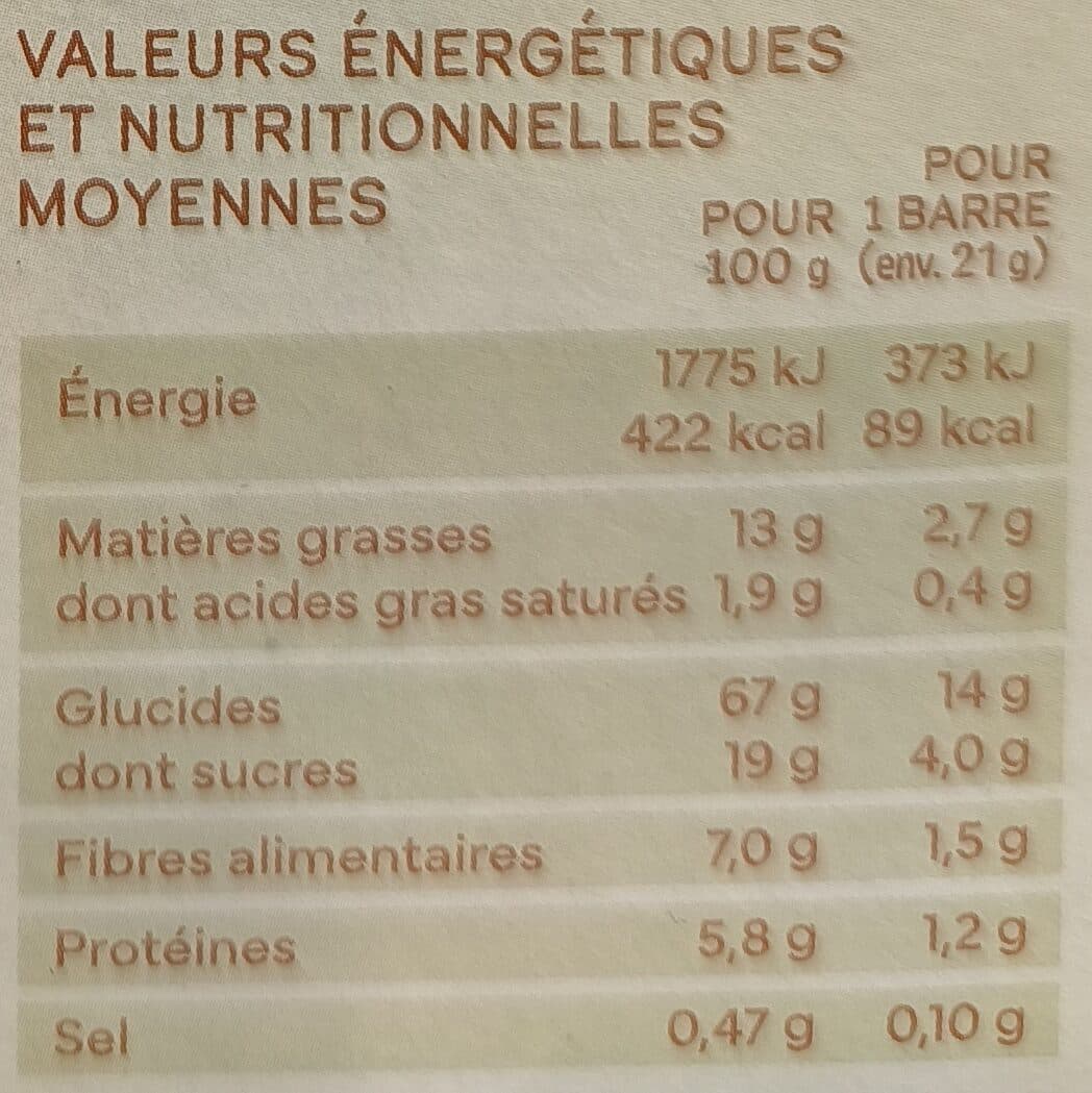 La Vie Claire Barres Pommes Framboises packshot