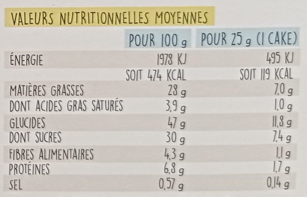 La Vie Claire Mini marbrés au chocolat packshot