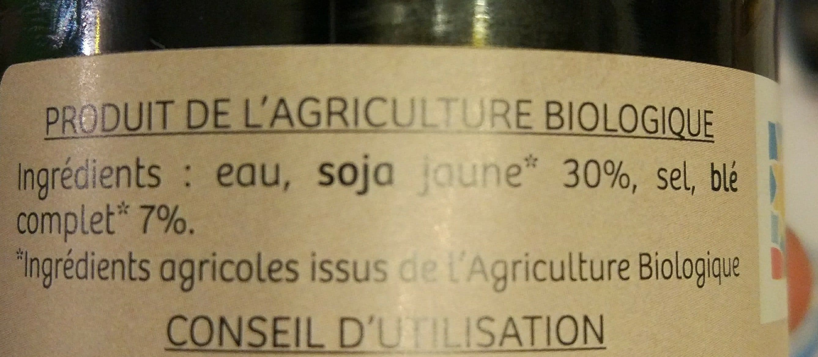La Vie Claire Sauce Shoyu au soja et au blé packshot