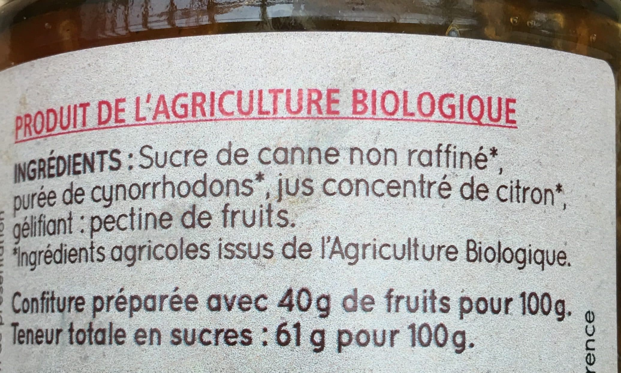 La Vie Claire Confiture de Cynorhodon packshot