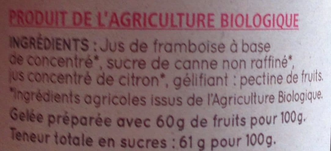 La Vie Claire Gelée de Framboises packshot