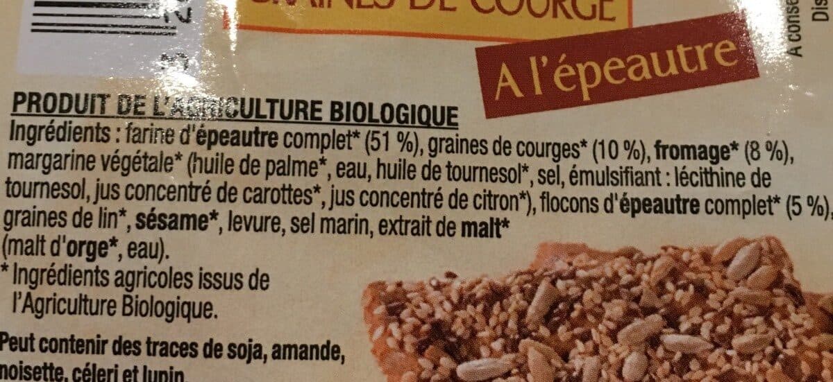 La Vie Claire Mini Croquants Fromage et Graines de Courge packshot
