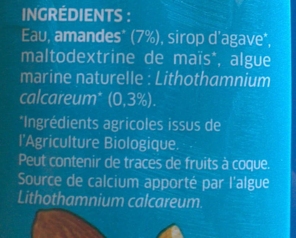 La vie claire Lait d'amandes packshot