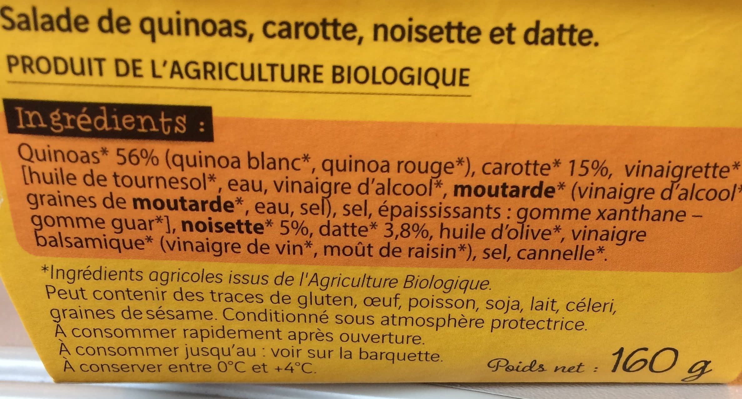 La Vie Claire Duo quinoa noisettes et dattes packshot