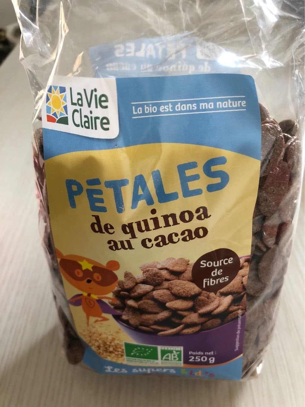 La Vie Claire Pétales de quinoa au cacao packshot