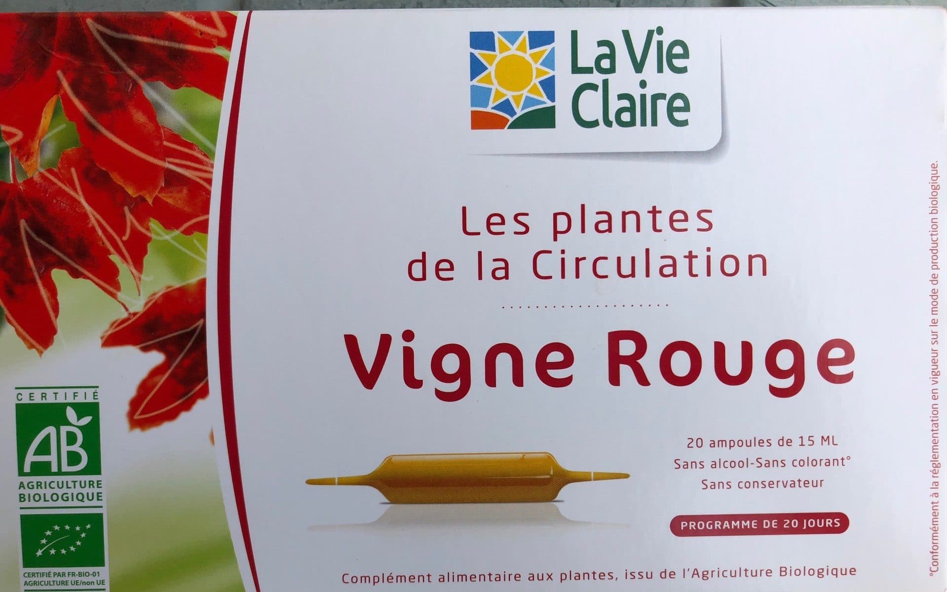 La Vie Claire Vigne rouge packshot
