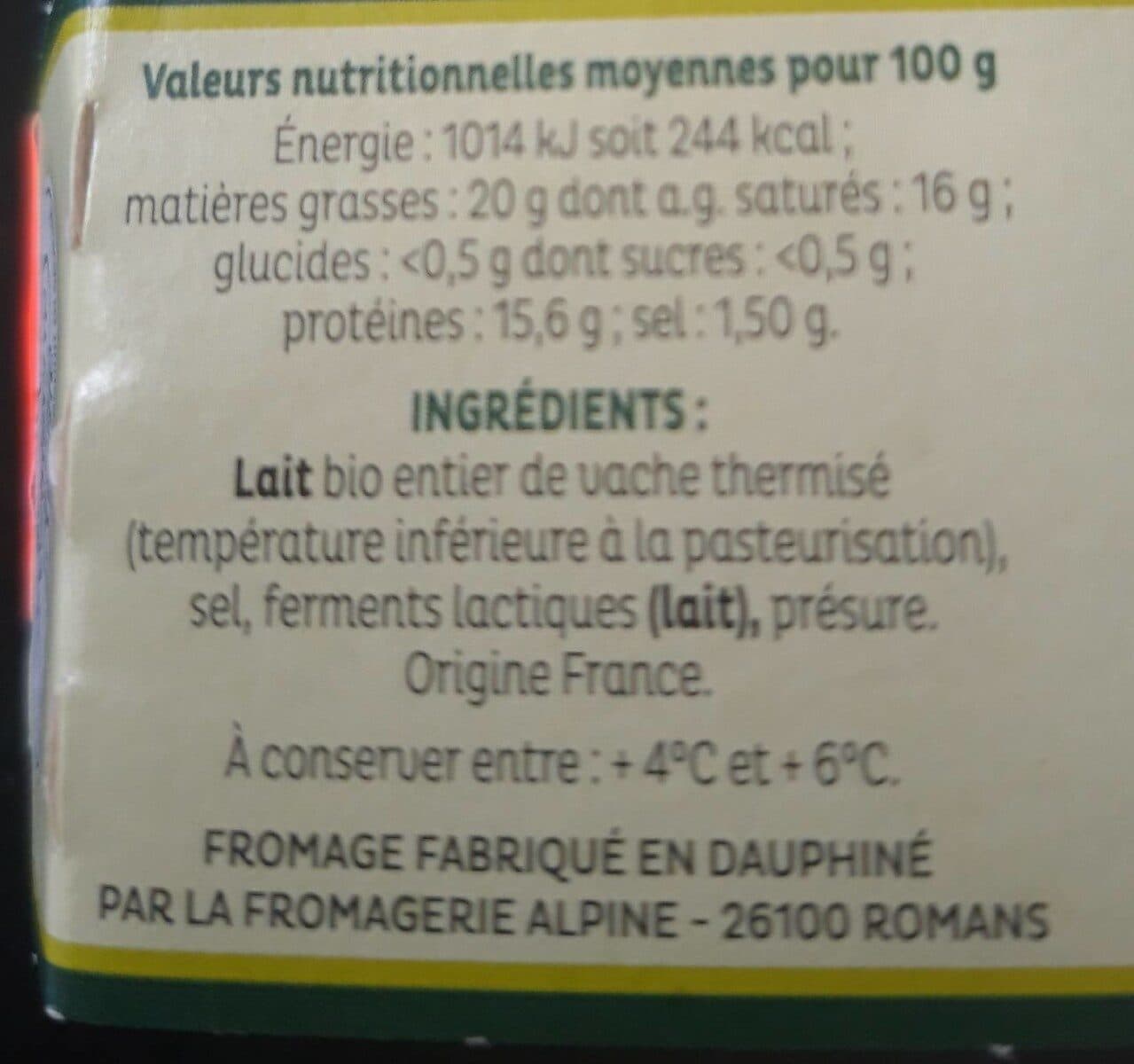 Open Food Facts Tome de st Marcellin packshot