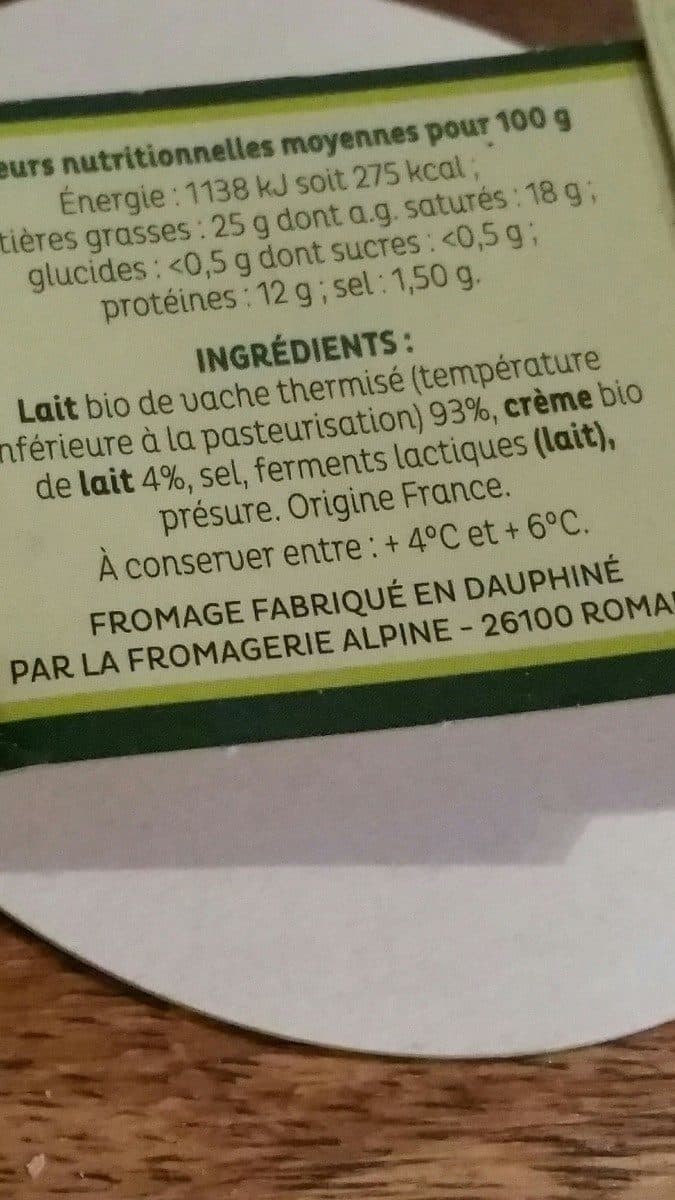 La Fromagerie Alpine Saint-Félicien packshot