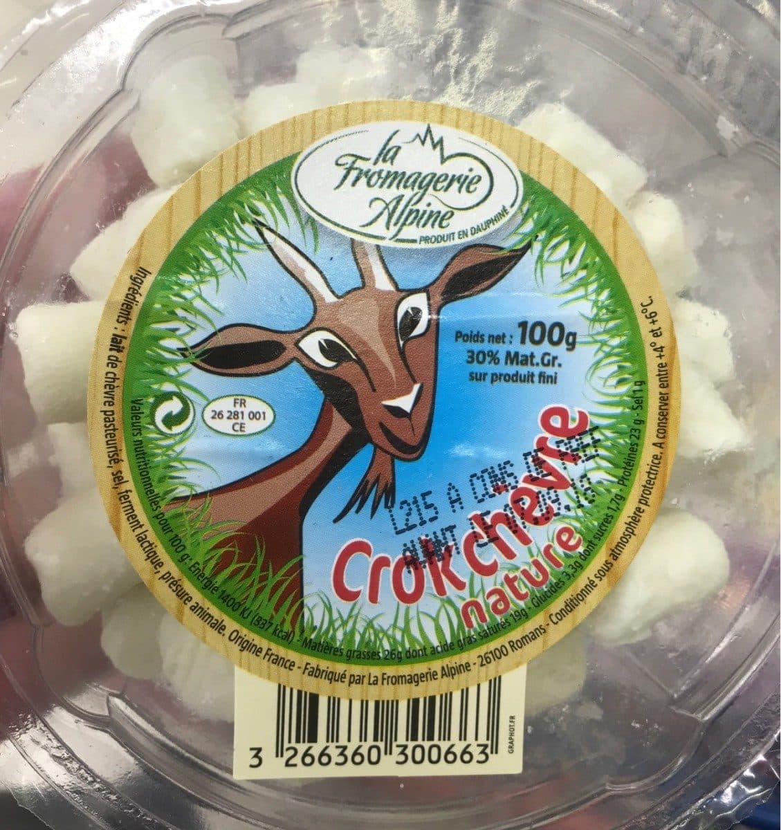 Open Food Facts Crokchèvre packshot