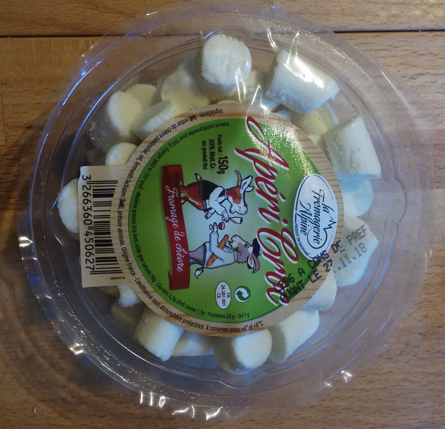 la Fromagerie Alpine Fromage de chèvre Apéri Croc packshot