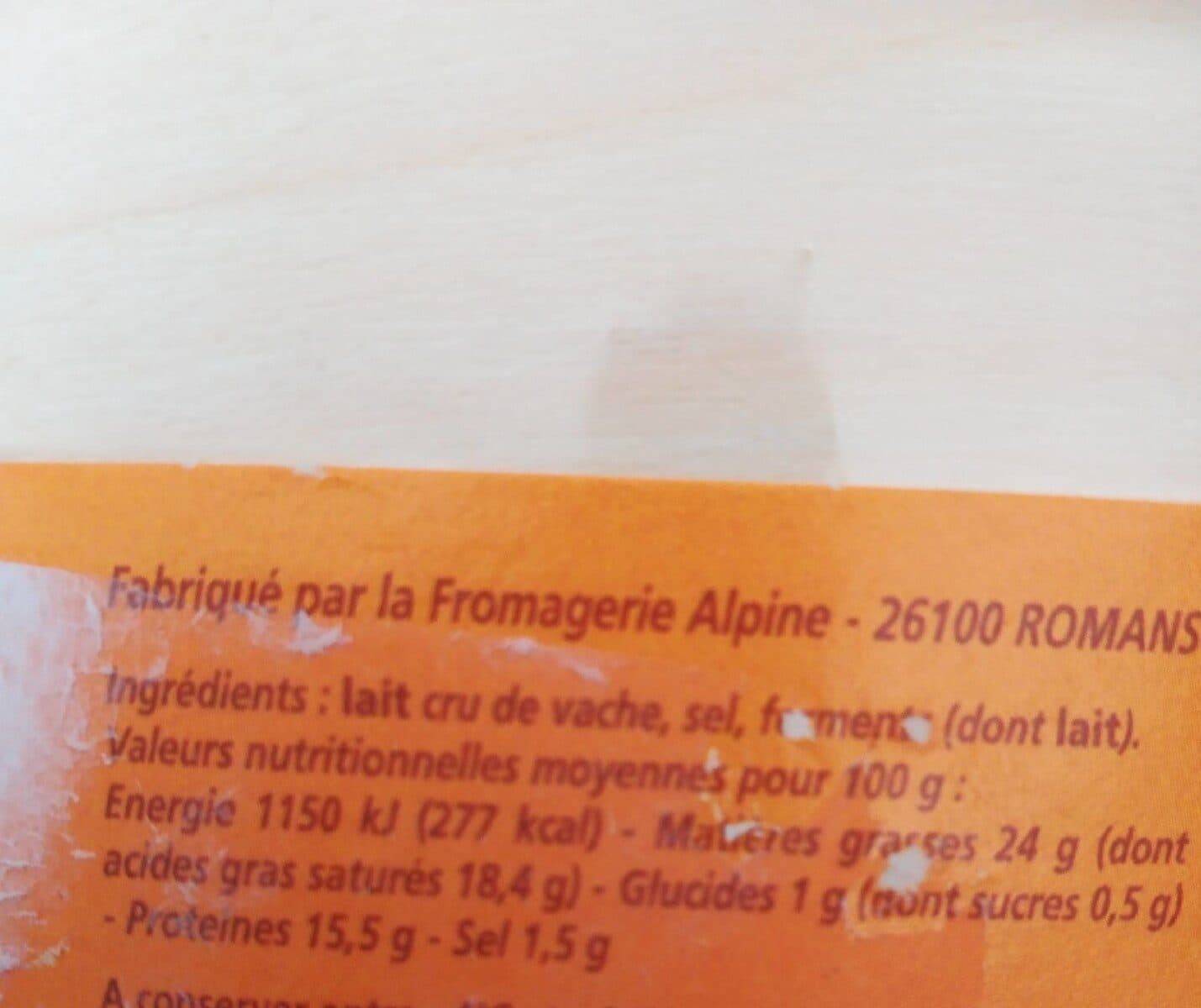 La Fromagerie Alpine Fromage Saint-Marcellin packshot