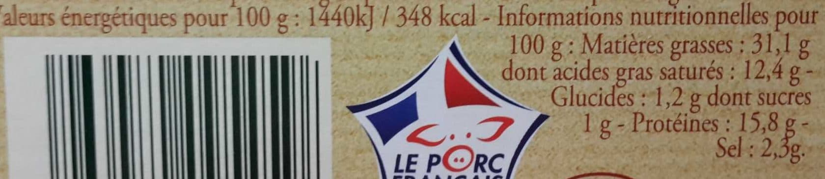 Claviere Saucisse de Montbéliard packshot