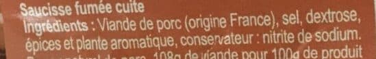 Clavière Diots du Jura fumés au bois de sapin et d'épicéa packshot