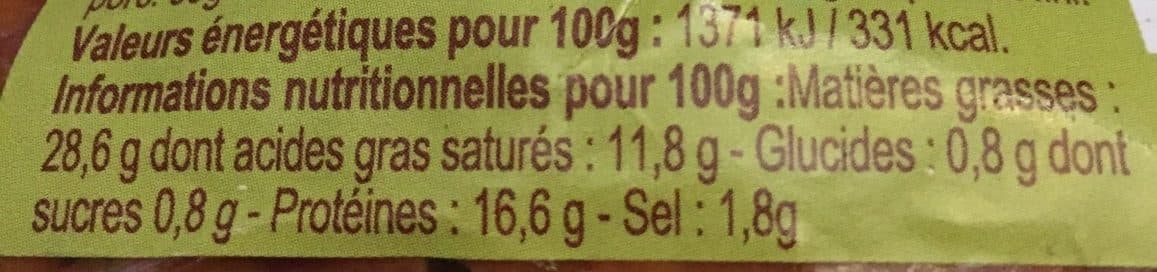 Clavière Diots du Jura au Chou packshot