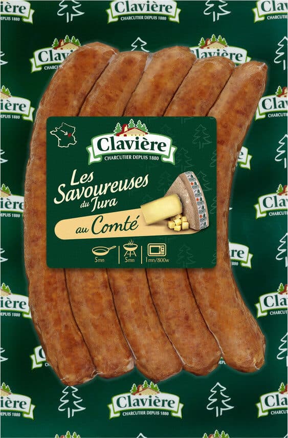 Clavière Savoureuses du Jura au Comté packshot