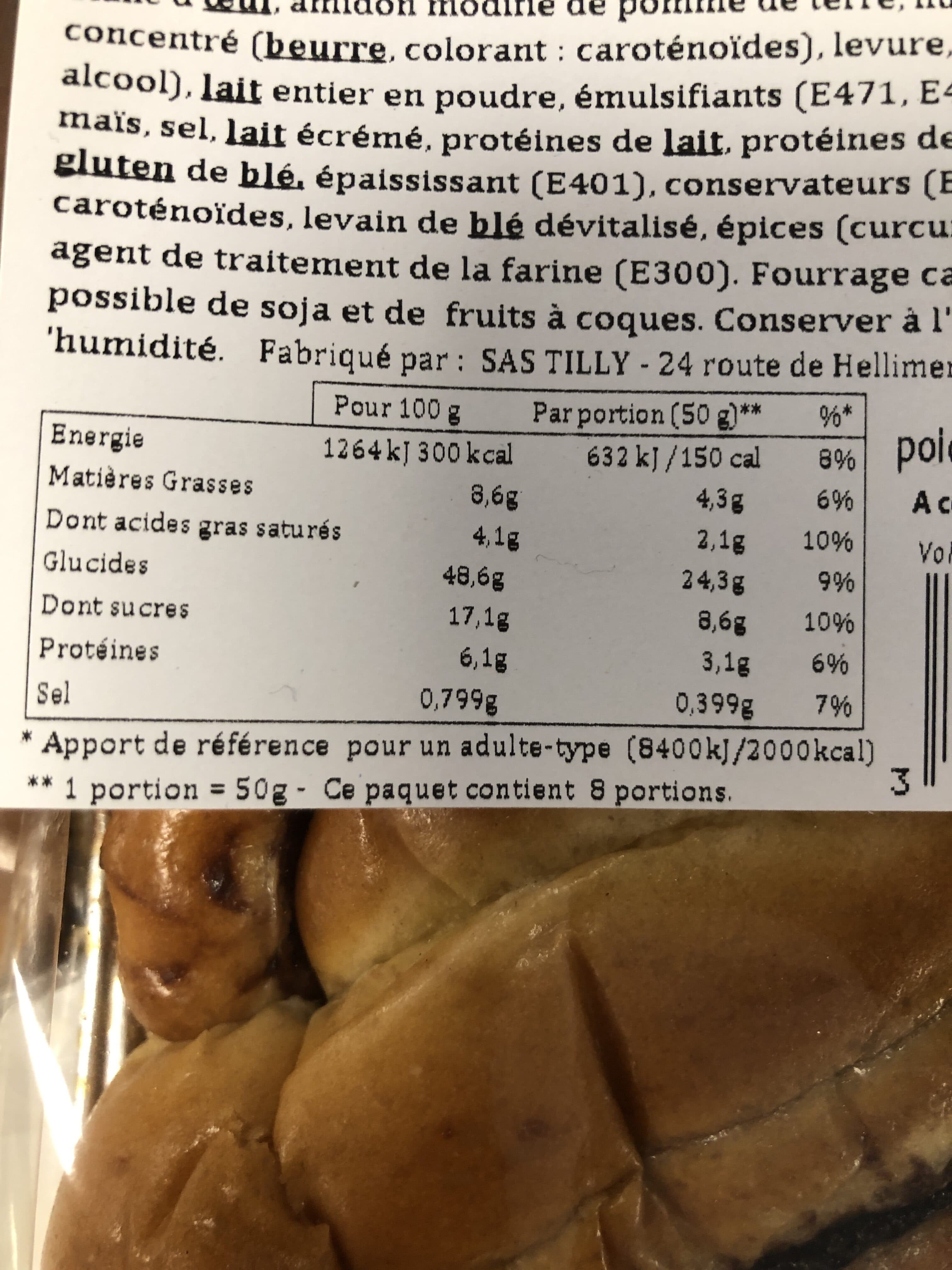 Open Food Facts Tresse Marbrée packshot
