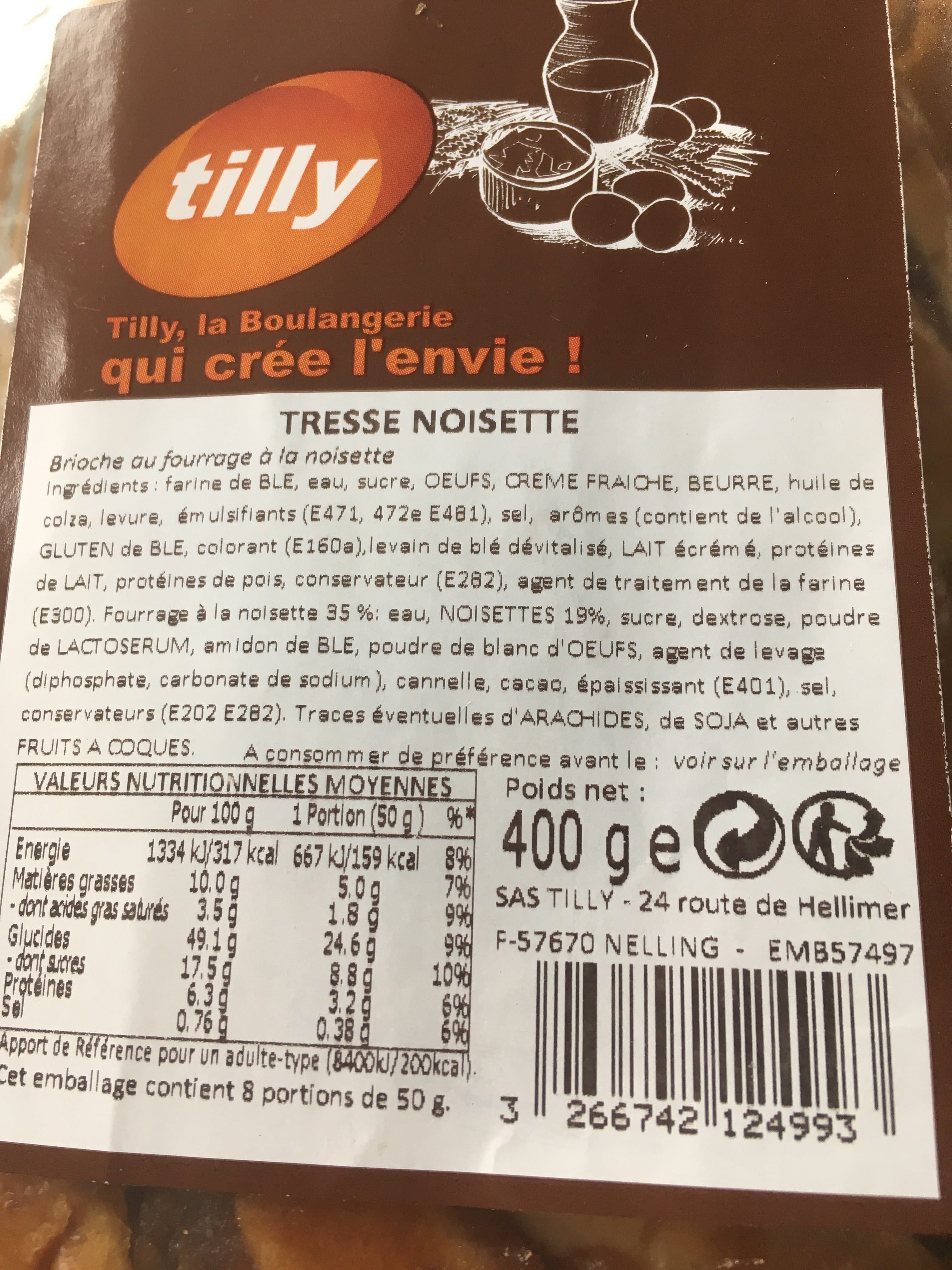 Tilly Tresse noisette packshot
