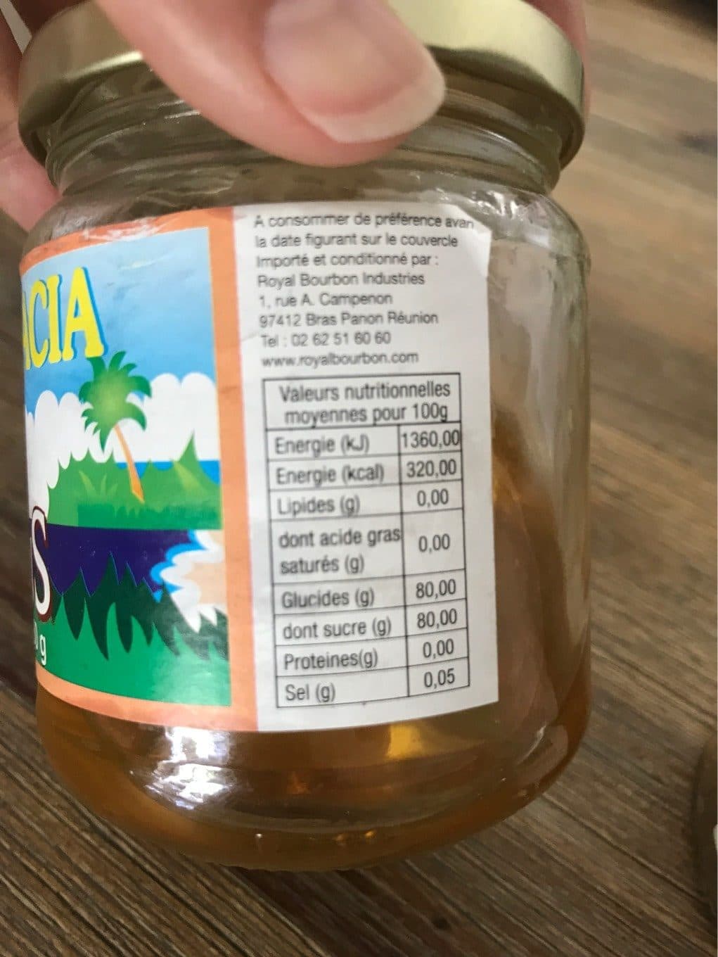Albius Miel acacia 250g royal bourbon packshot