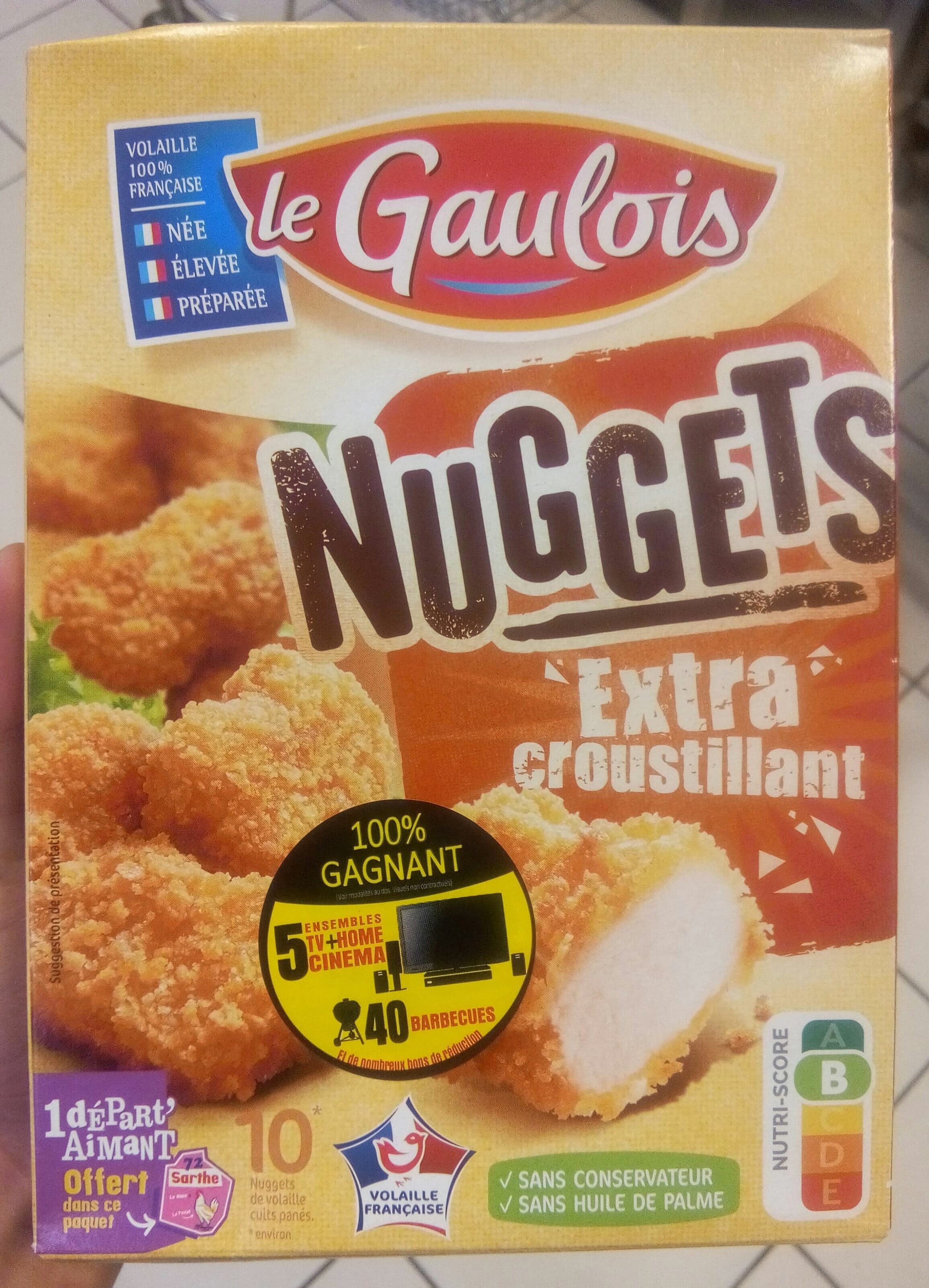 Le gaulois Nuggets Extra Croustillant x10 packshot