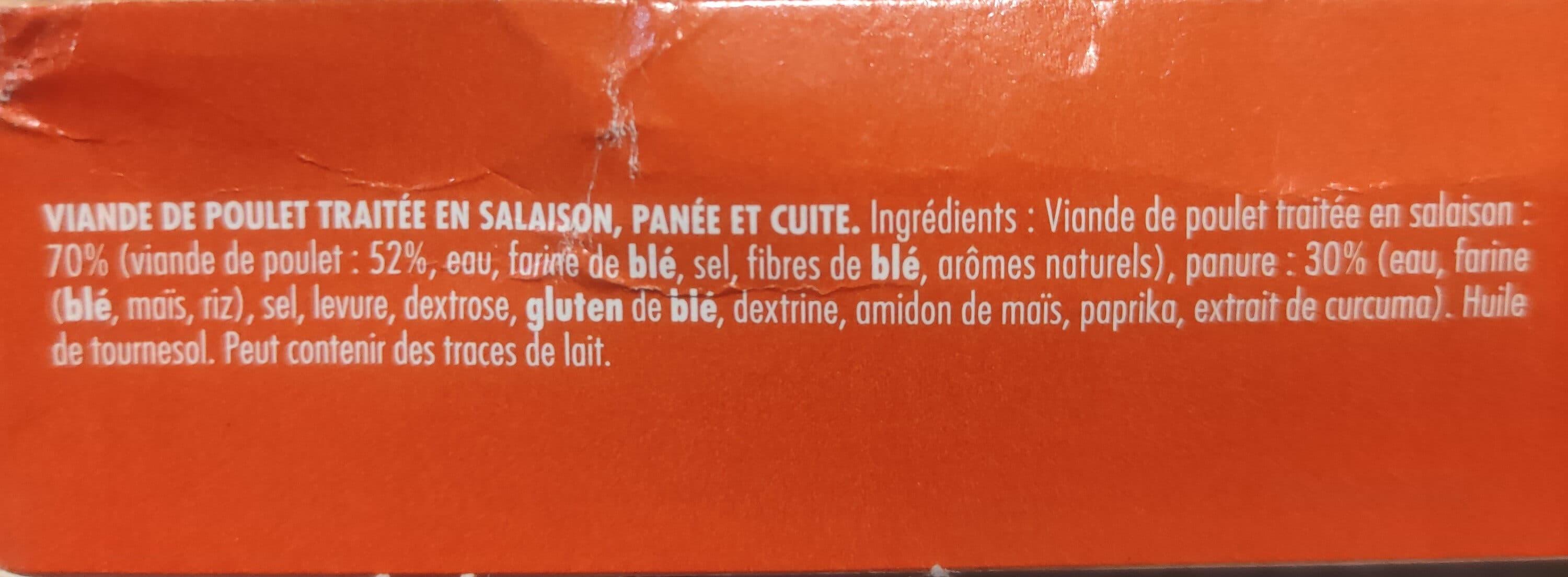 Le gaulois Beignets de poulet x10 packshot
