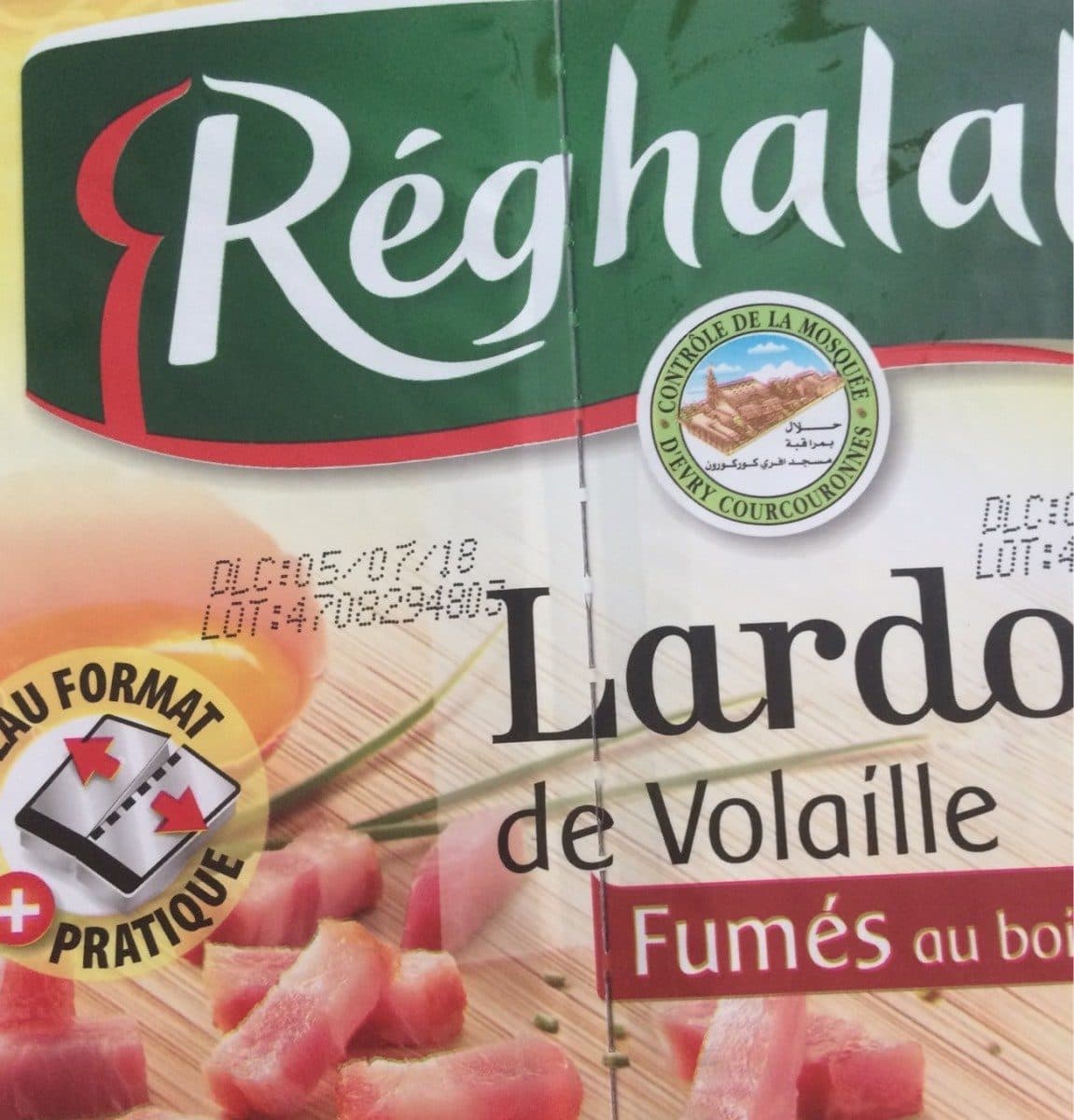 reghalal Réghalal Lardons de volaille fumés au bois de hêtre halal packshot