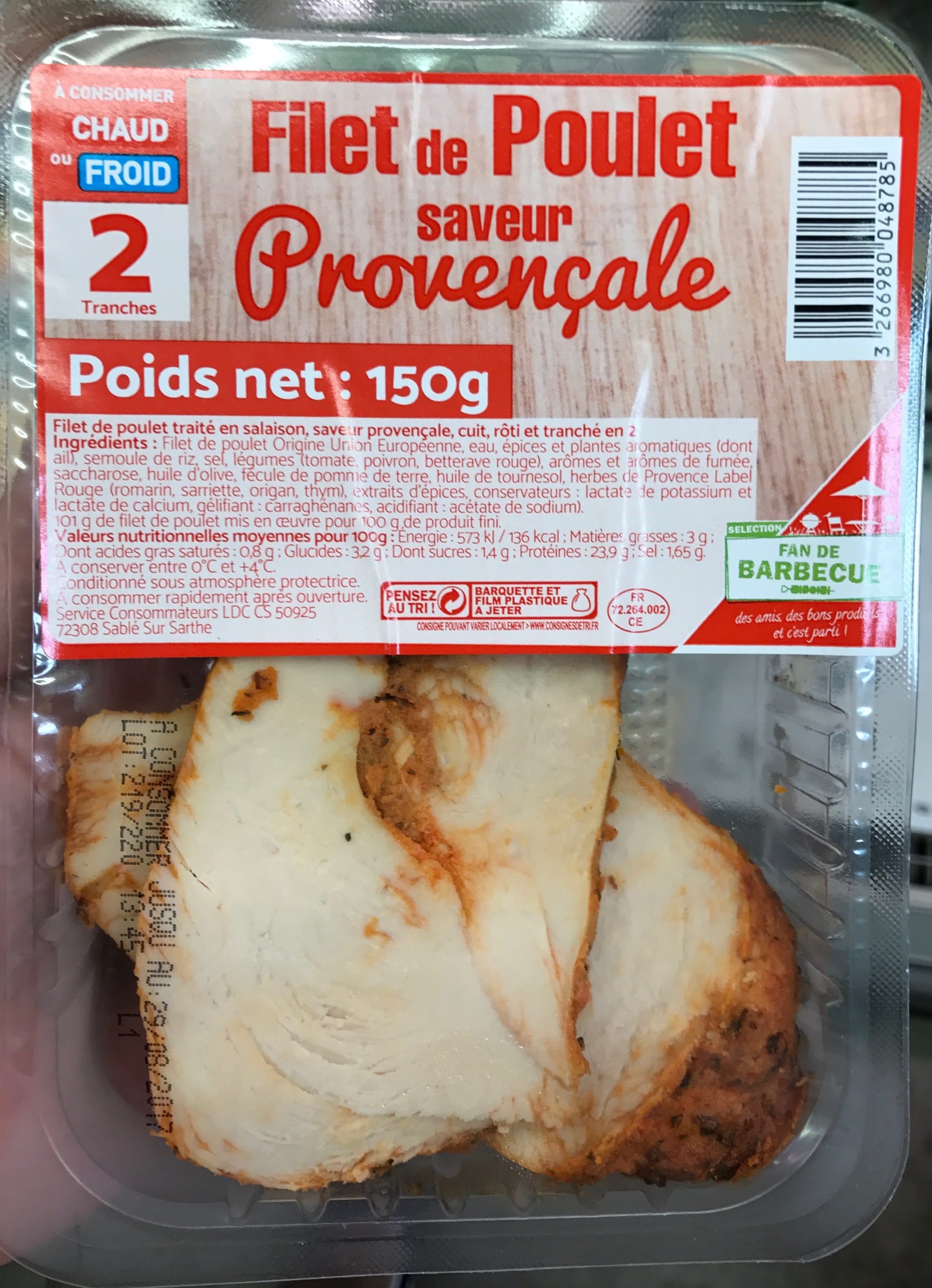 Lidl Filet de Poulet saveur Provençale packshot
