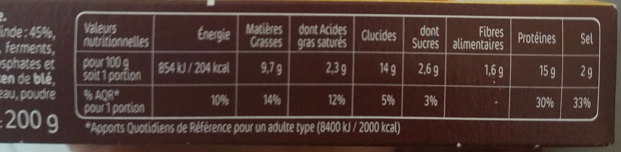 Le gaulois Croq jambon de dinde x2 packshot