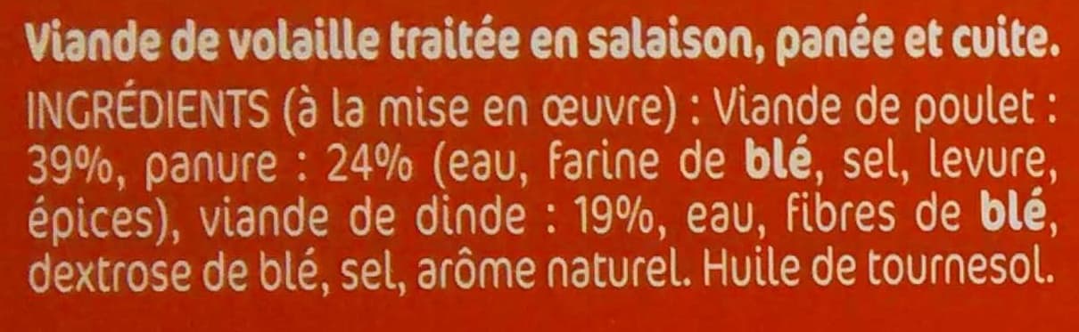 Le gaulois petits panés de poulet x6 packshot