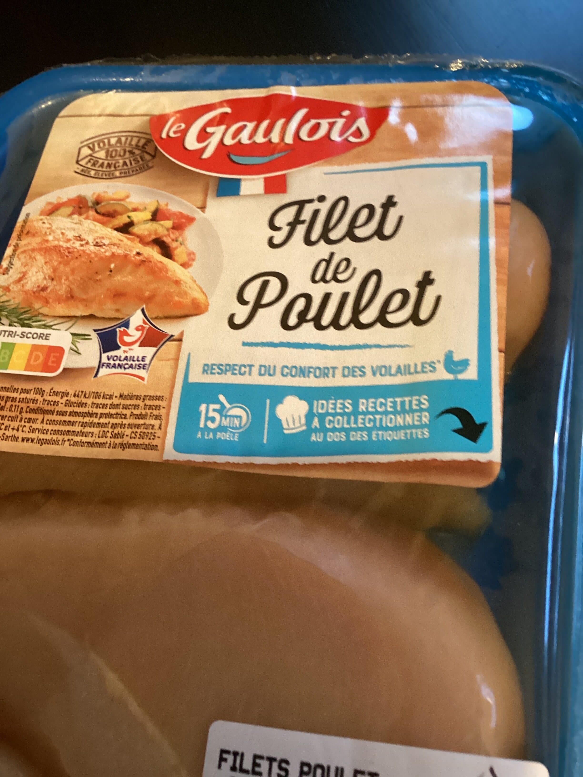 Le Gaulois Escalopes de poulet jaune LE GAULOIS, 6 pieces packshot