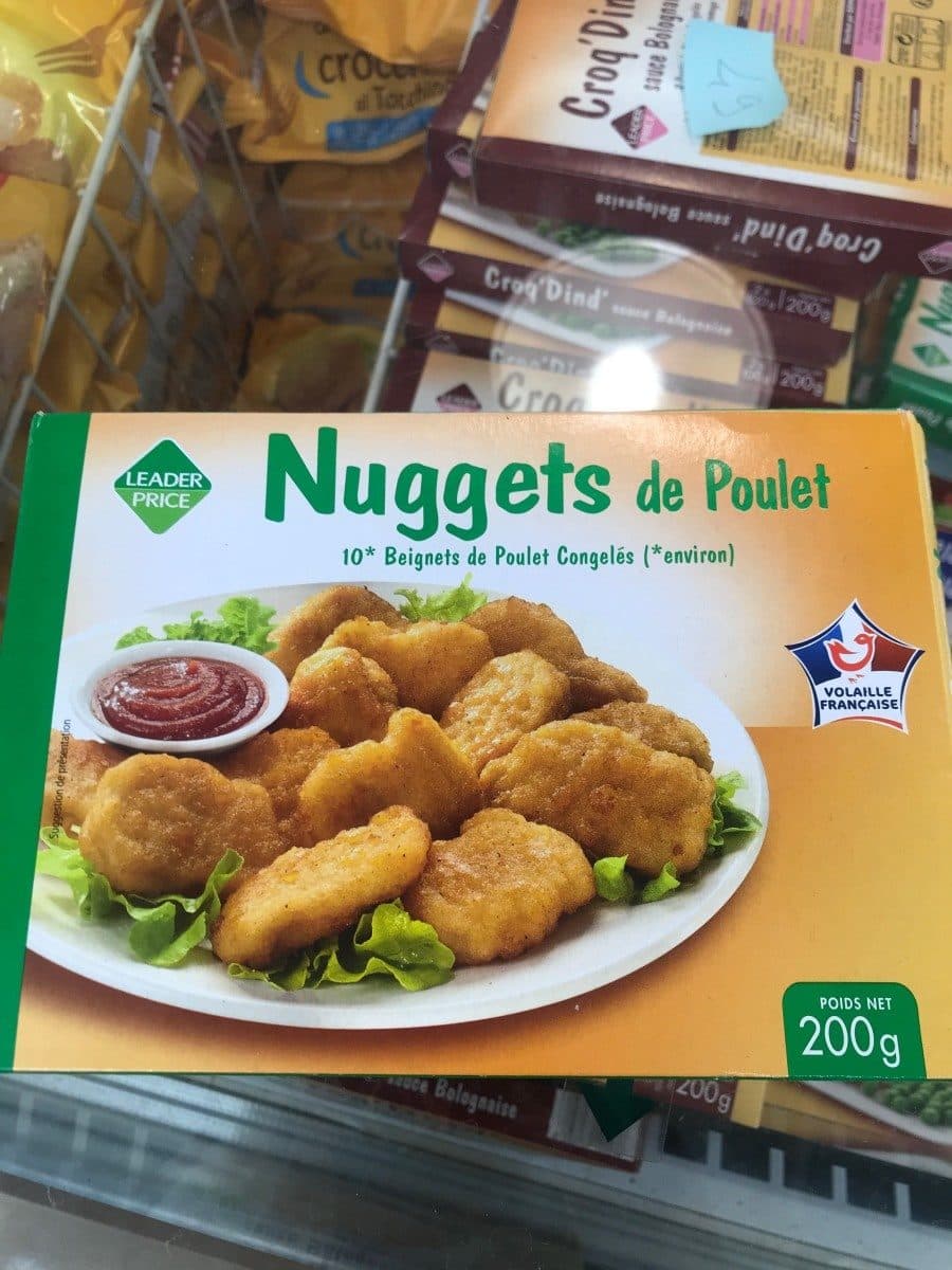 Leader Price Nuggets de poulet packshot
