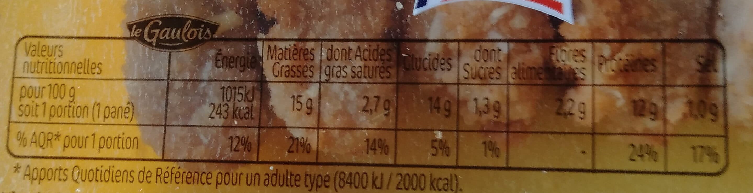 le Gaulois Frites de poulet panées packshot