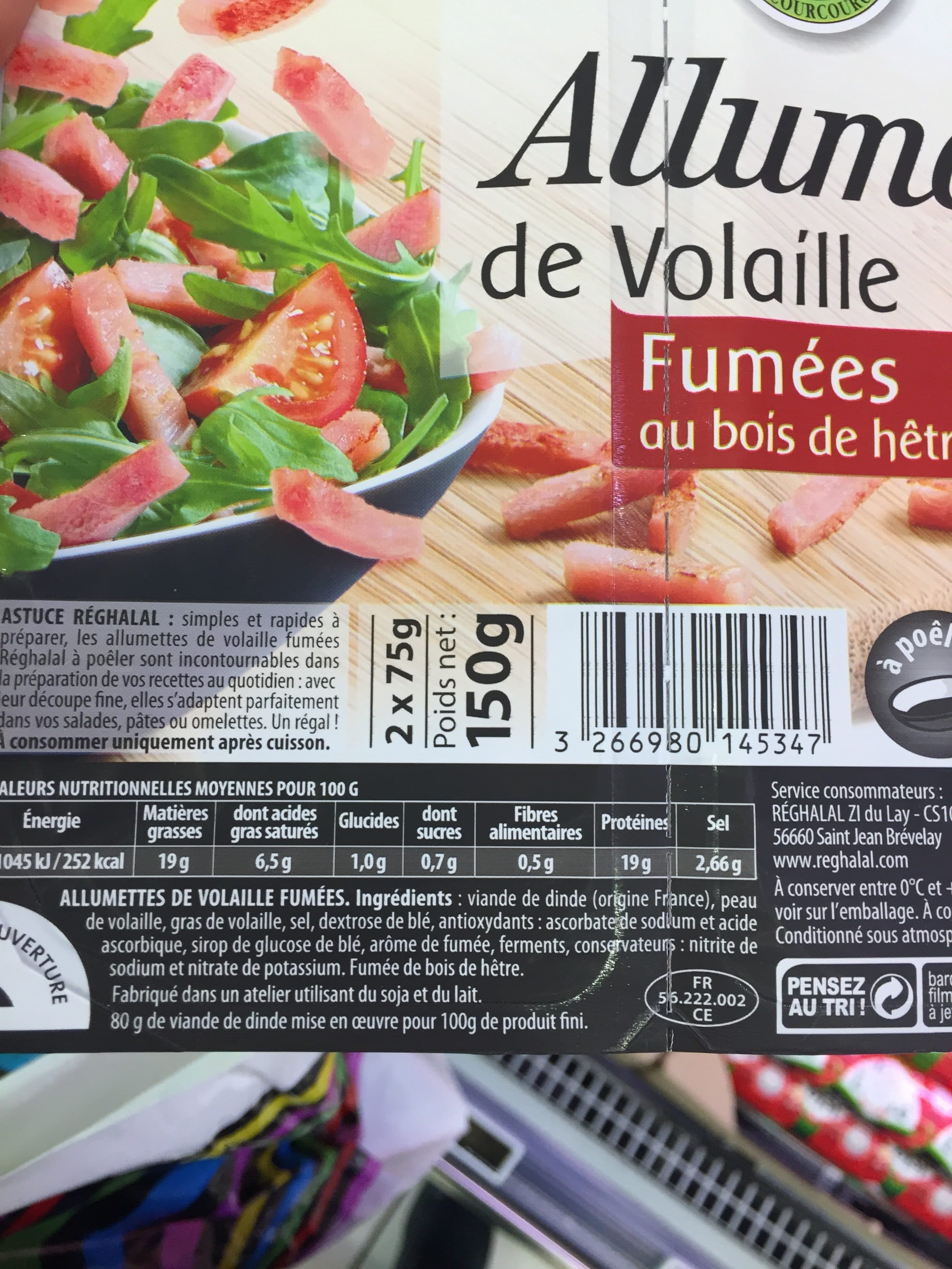 Reghalal Allumettes de volaille packshot